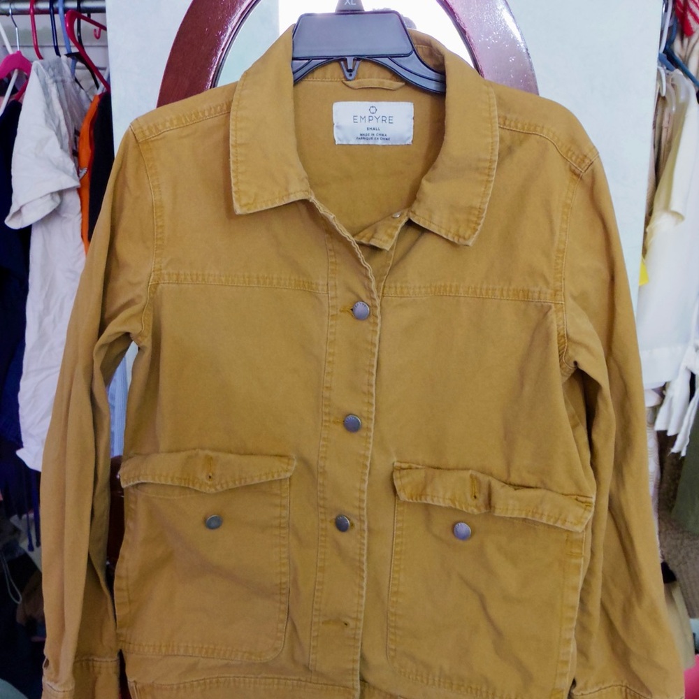 Empyre Women's Mustard Utility Jacket
